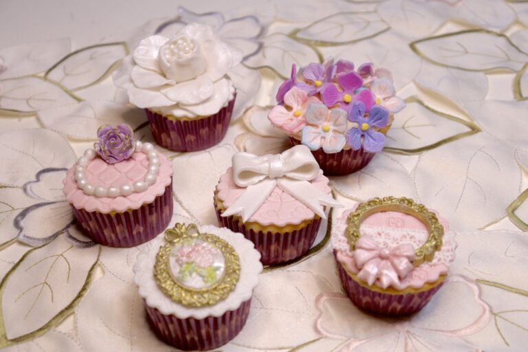 Cupcake Decorado con Fondant